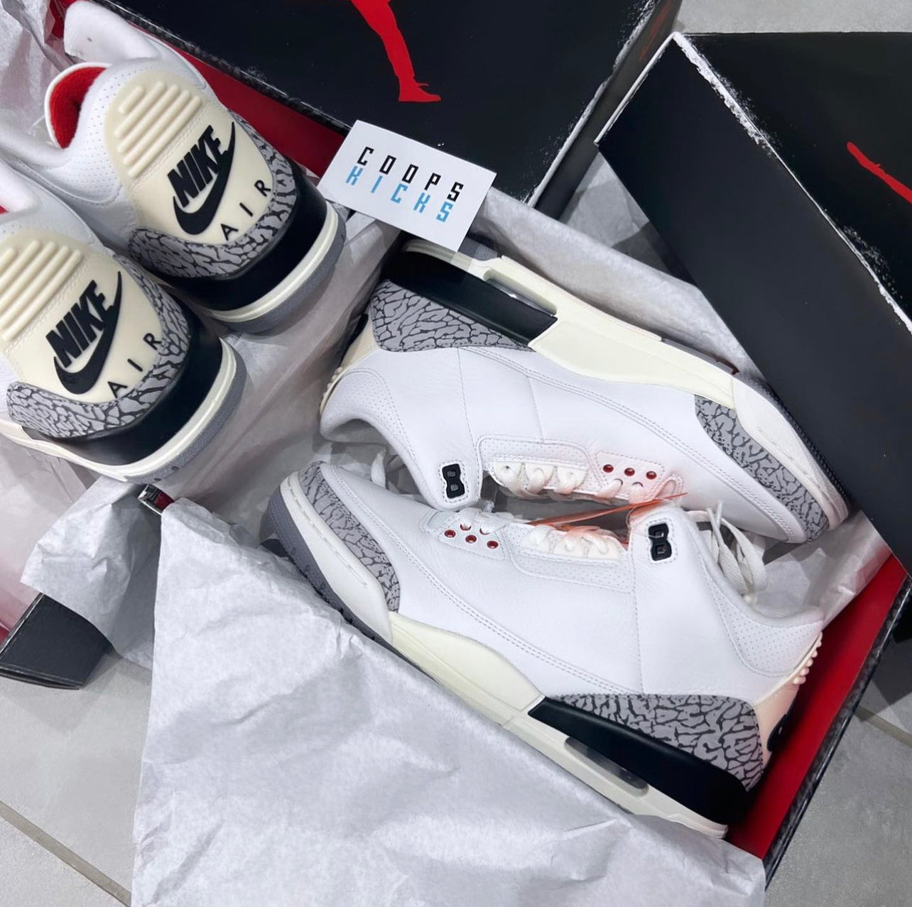 Air Jordan 3 GS 'White Cement Reimagined'