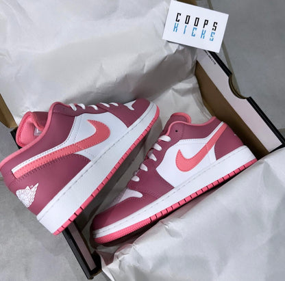 Air Jordan 1 Low GS 'Desert Berry'