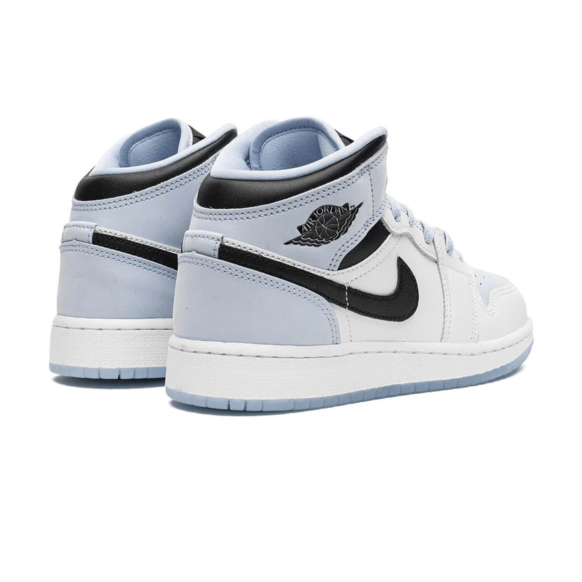 Air Jordan 1 Mid GS 'White Ice Blue'