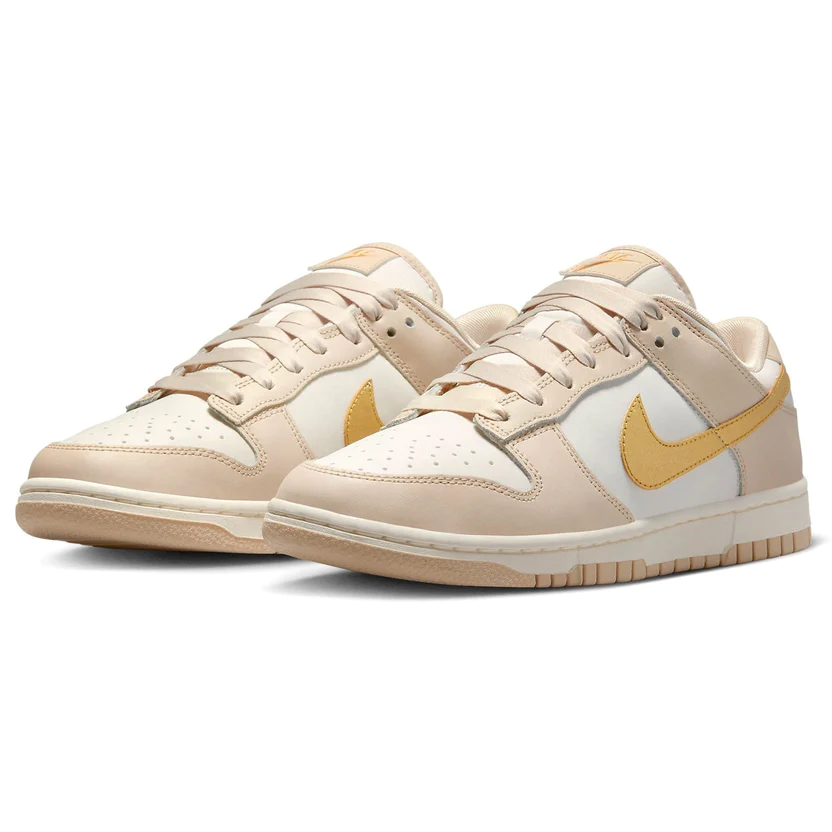 Nike Dunk Low Phantom 'Metallic Gold Swoosh'